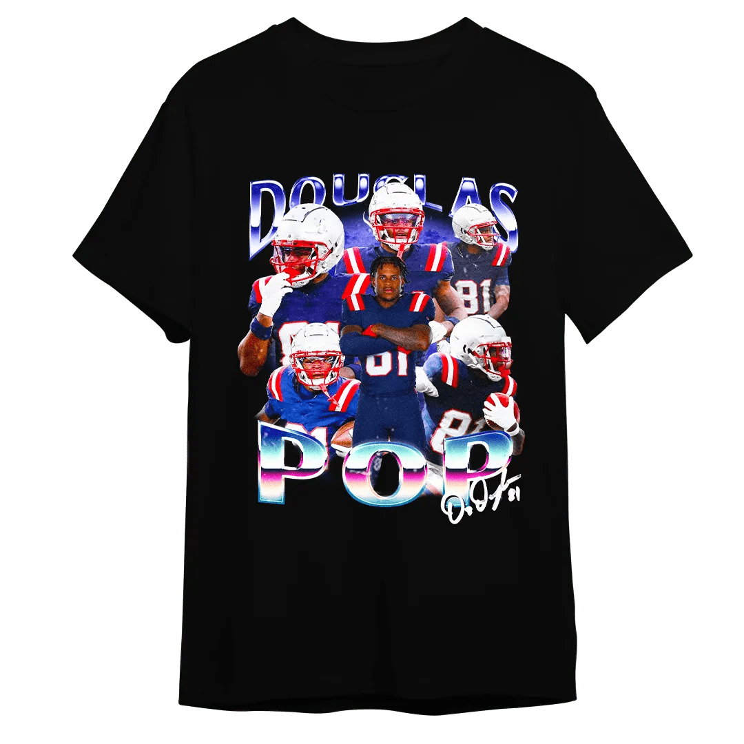 Pop Douglas Retro T-Shirt - Mystery Hype