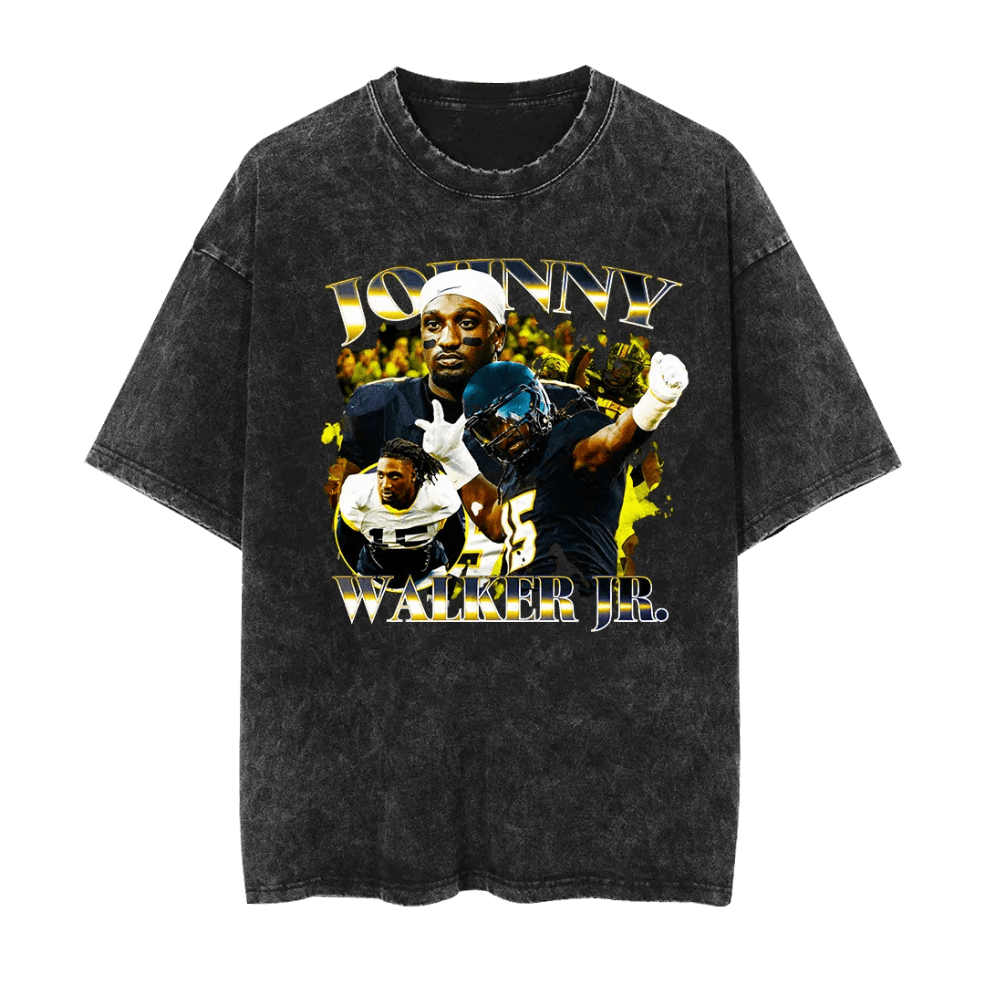 Retro Johnny Walker Mineral Wash Shirt - Mystery Hype