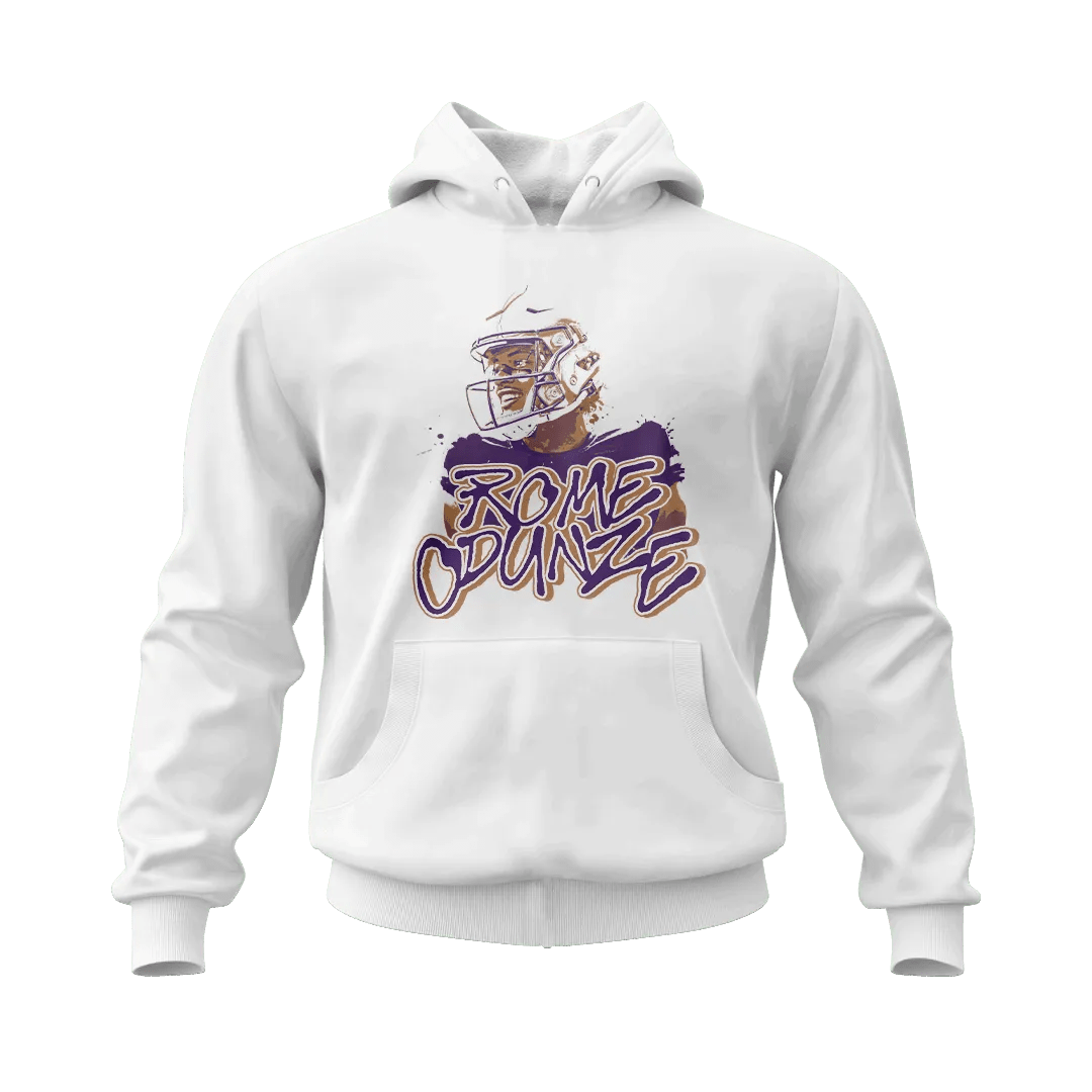 Rome Odunze Retro Hoodie - Mystery Hype