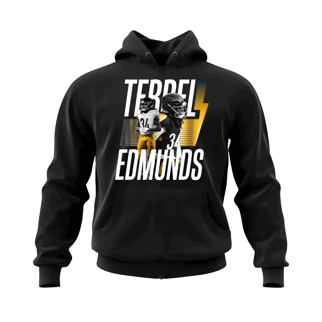 Terrell Edmunds Retro Hoodie - Mystery Hype