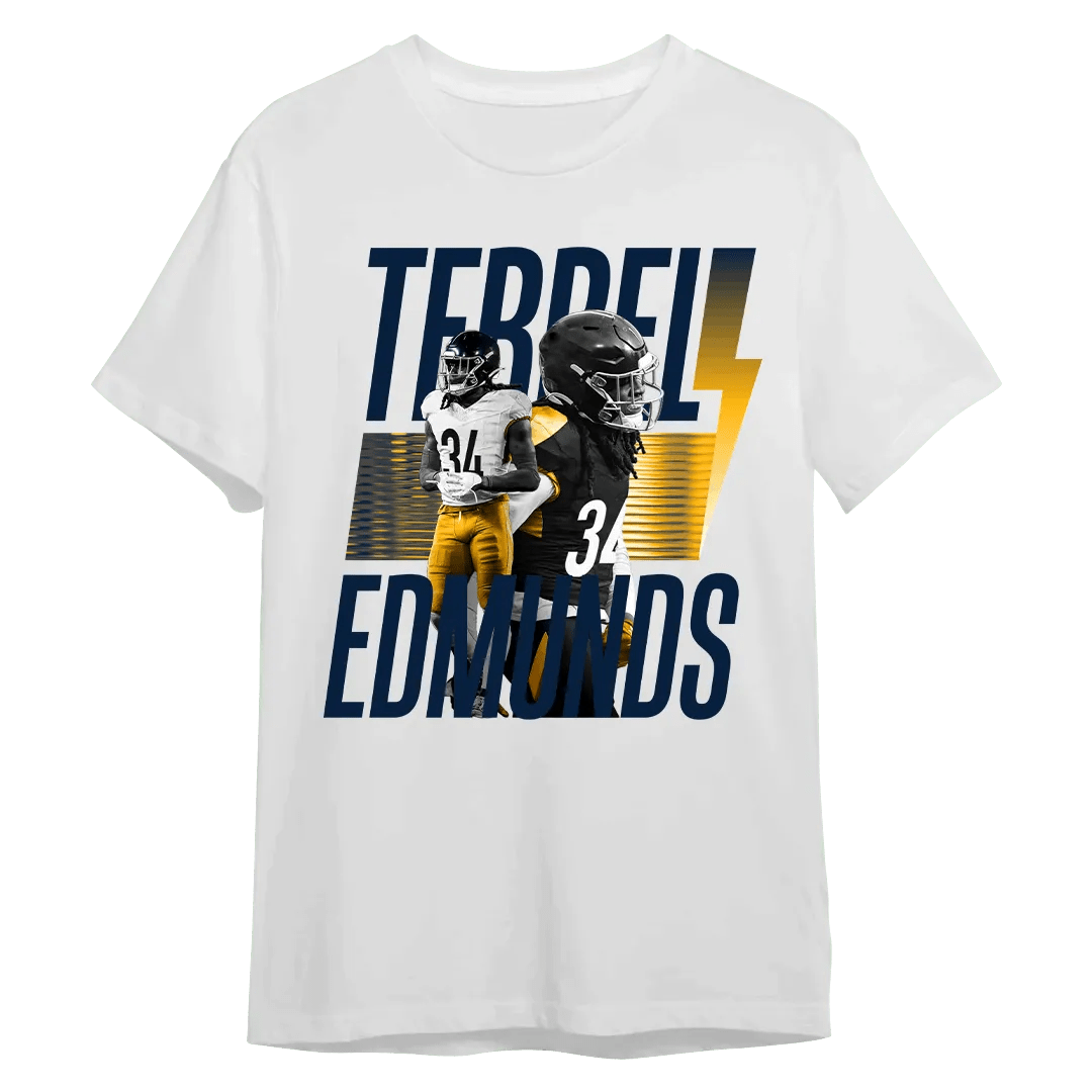 Terrell Edmunds Retro T-Shirt - Mystery Hype