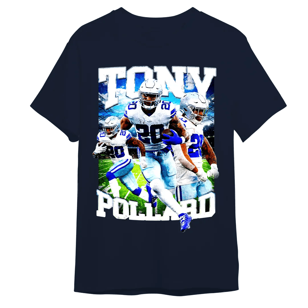Tony Pollard Vintage T-Shirt - Mystery Hype
