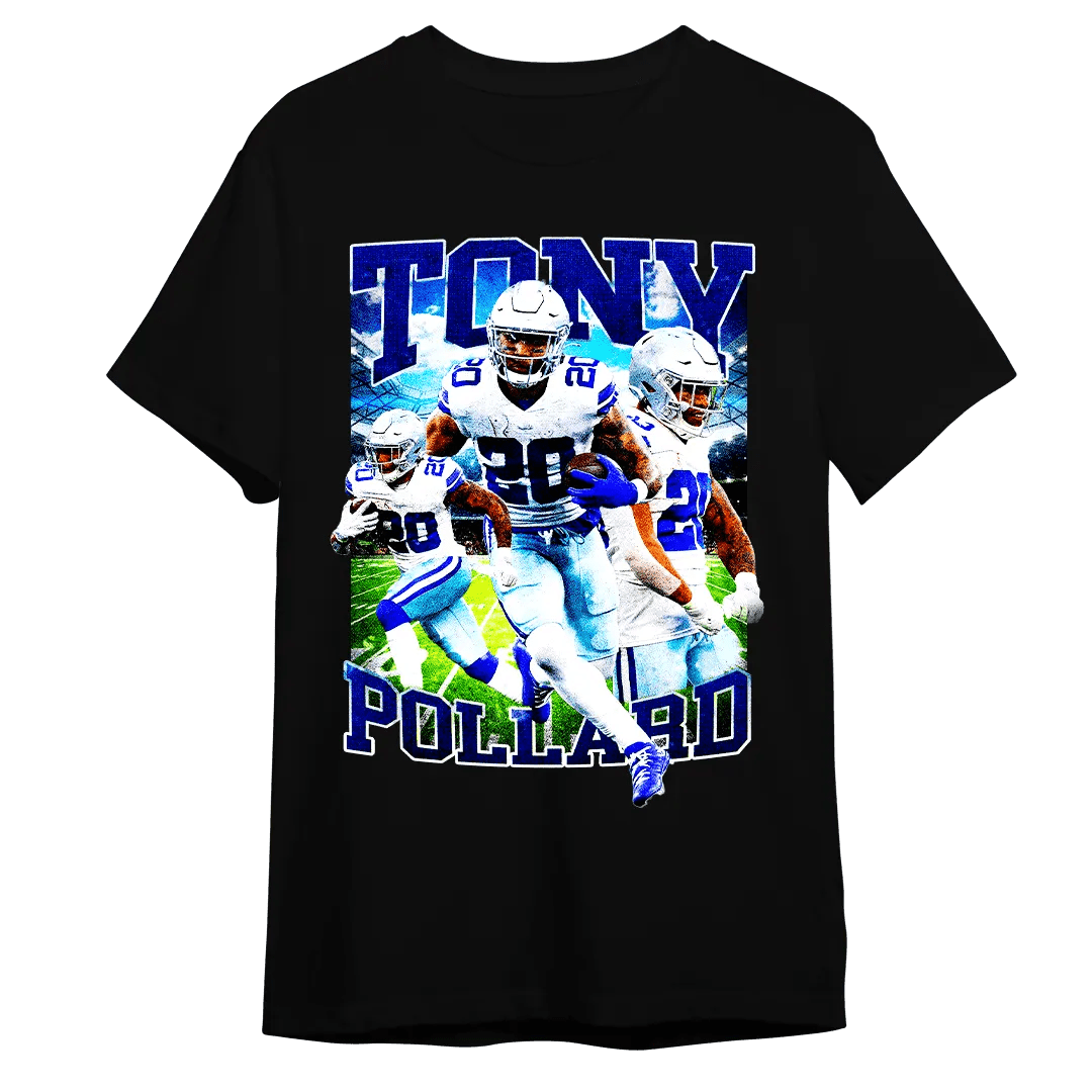 Tony Pollard Vintage T-Shirt - Mystery Hype