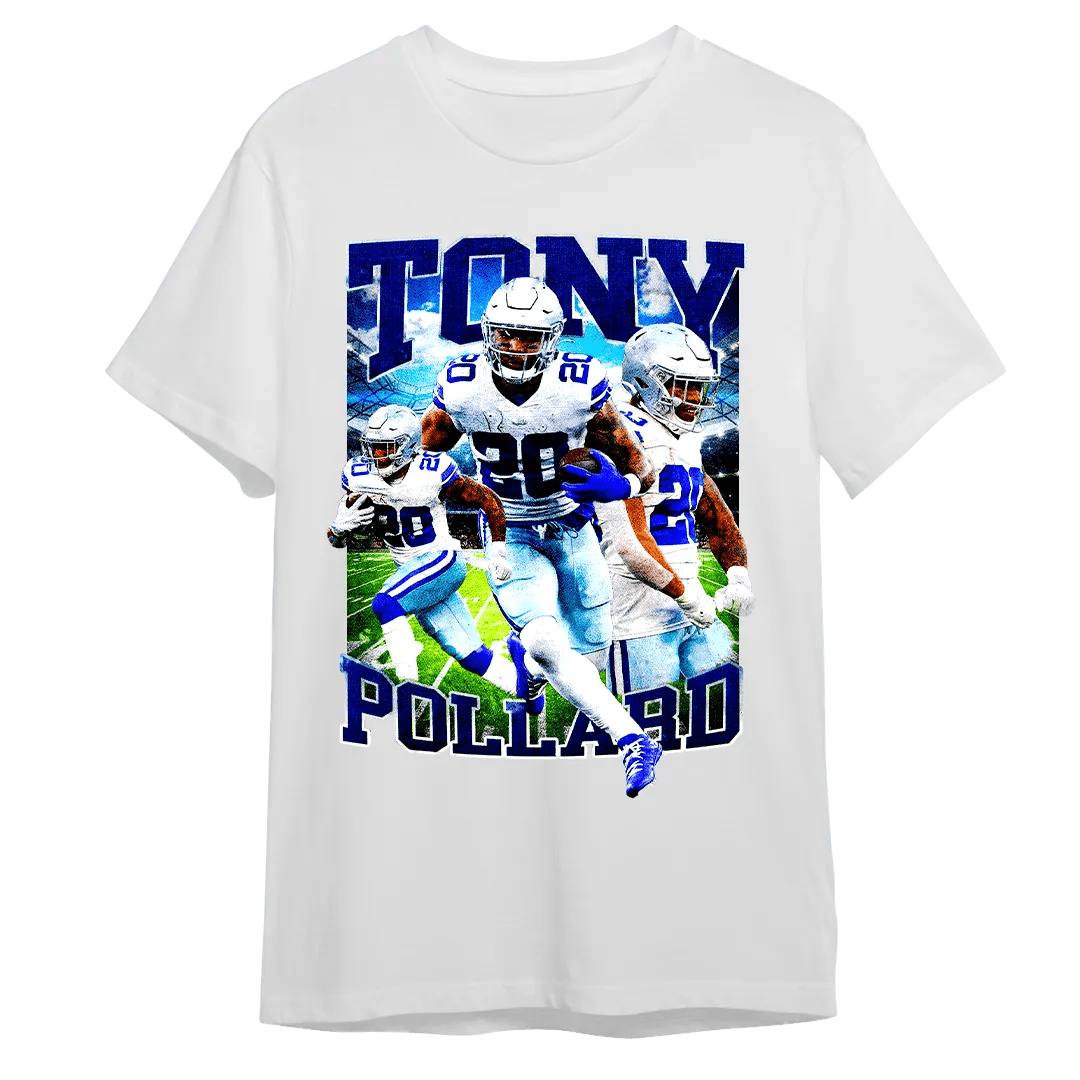 Tony Pollard Vintage T-Shirt - Mystery Hype