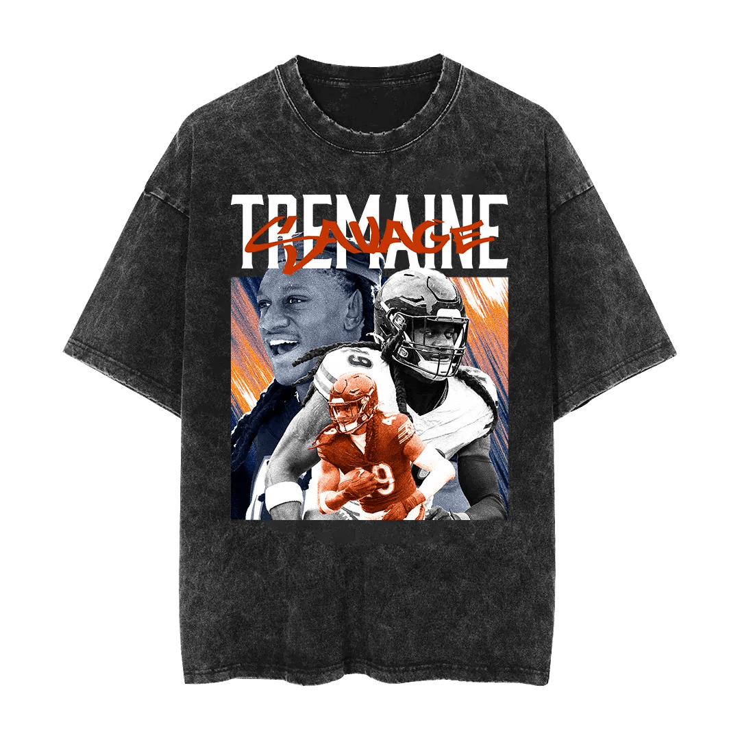 Tremaine Edmunds Classic Mineral Wash Shirt - Mystery Hype