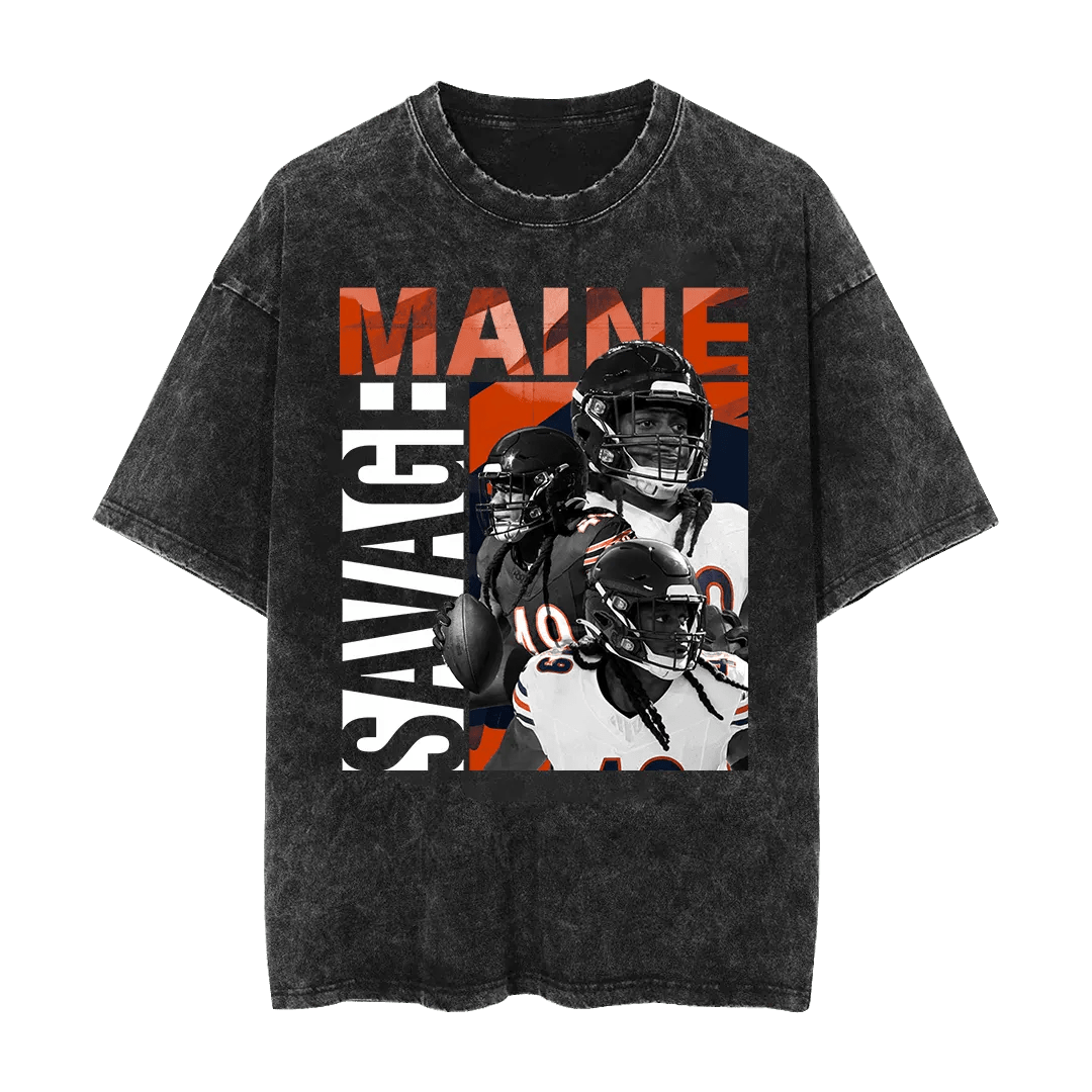 Tremaine Edmunds Retro Mineral Wash Shirt - Mystery Hype