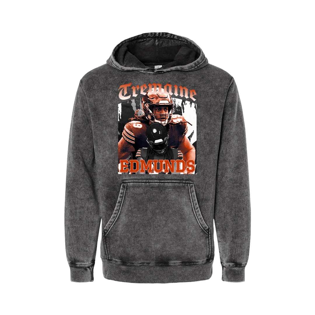 Tremaine Edmunds Vintage Mineral Wash Hoodie - Mystery Hype