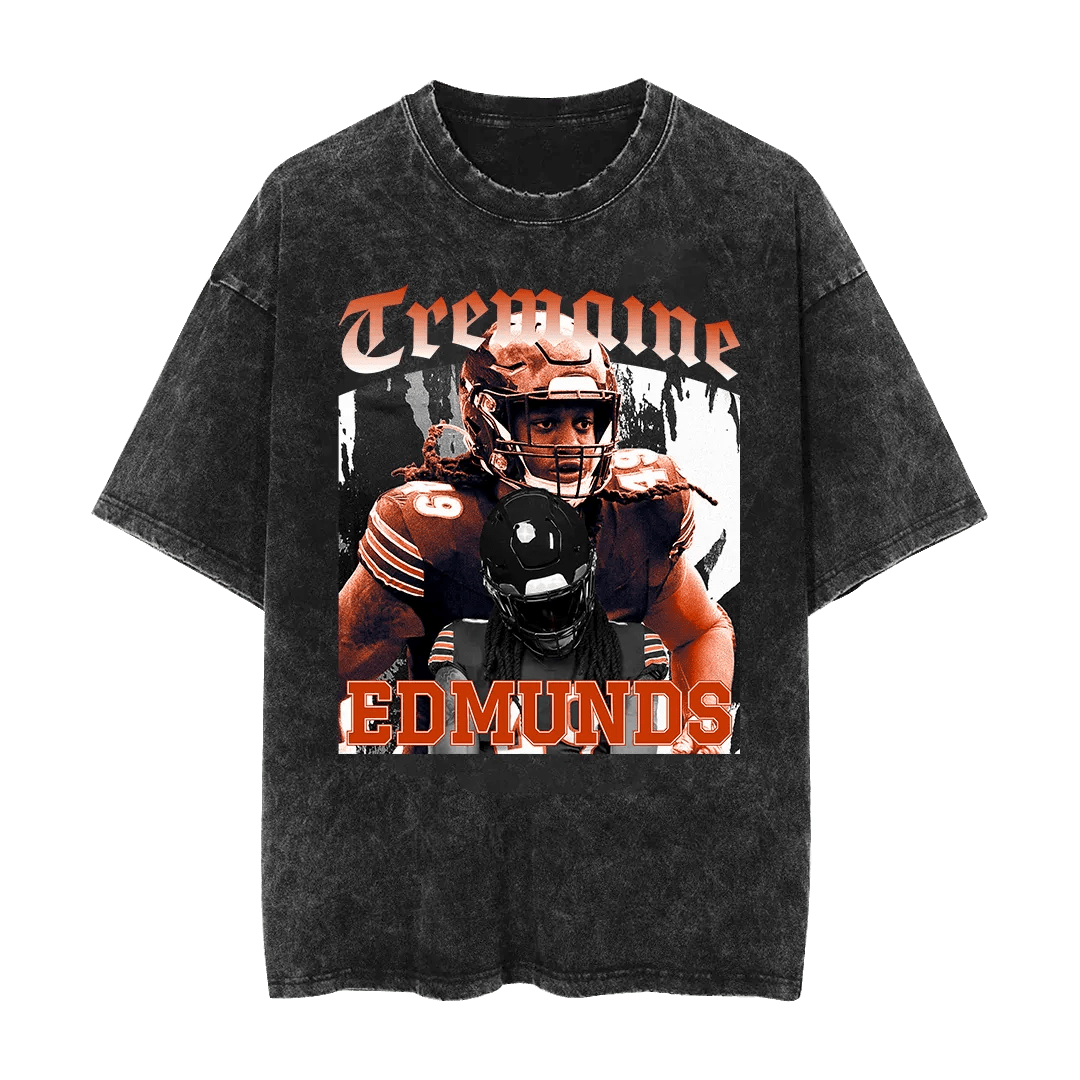 Tremaine Edmunds Vintage Mineral Wash Shirt - Mystery Hype