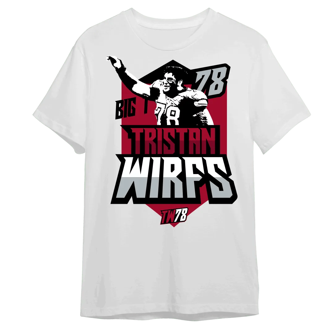 Tristan Wirfs Bold Big T78 T-Shirt - Mystery Hype
