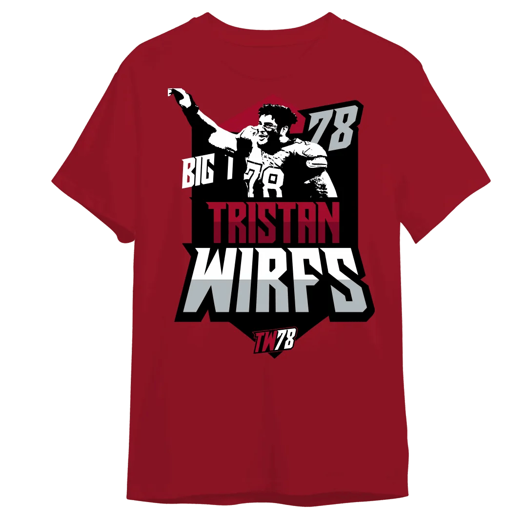 Tristan Wirfs Bold Big T78 T-Shirt - Mystery Hype