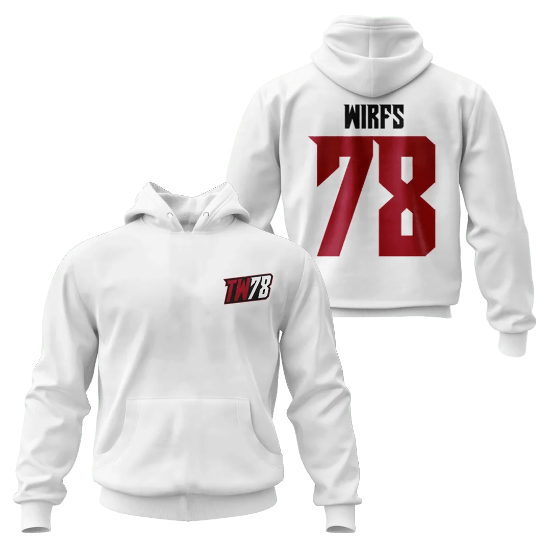 Tristan Wirfs Signature Logo Hoodie - Mystery Hype