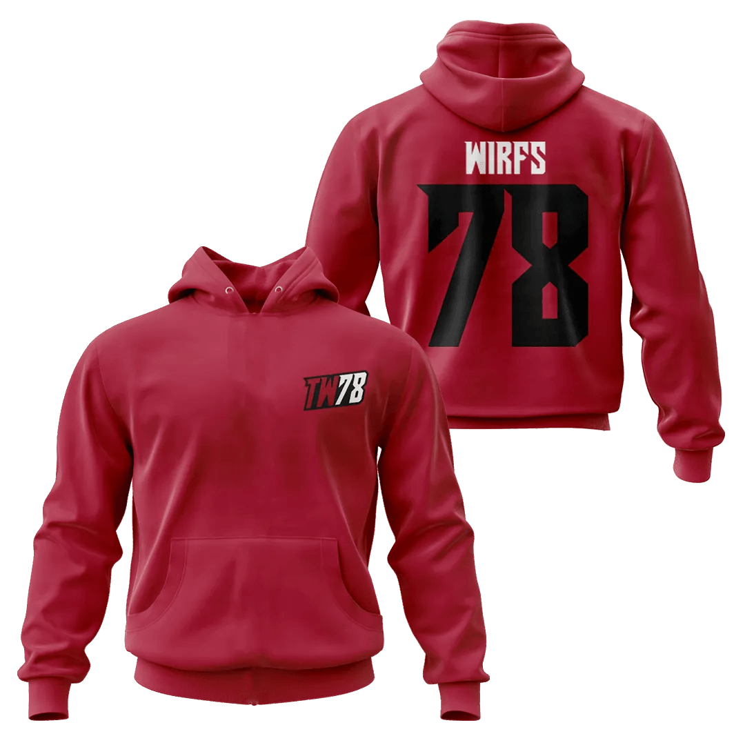 Tristan Wirfs Signature Logo Hoodie - Mystery Hype