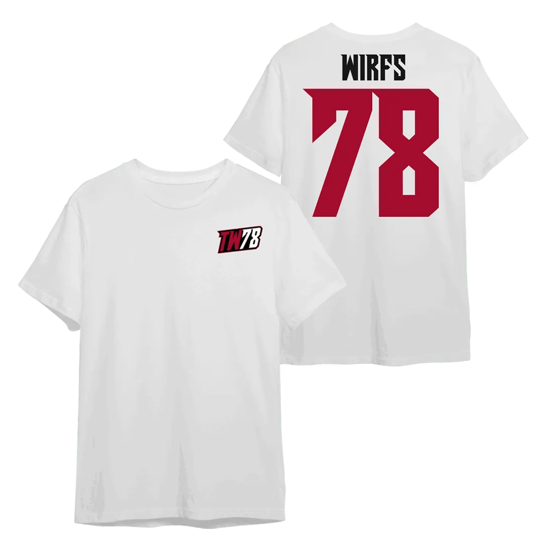 Tristan Wirfs Signature Logo T-Shirt - Mystery Hype