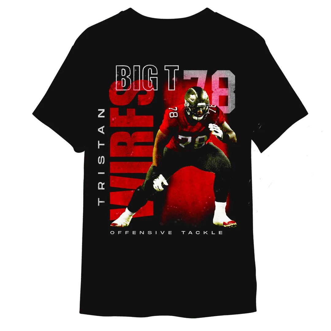 Tristan Wirfs Vintage T78 T-Shirt - Mystery Hype