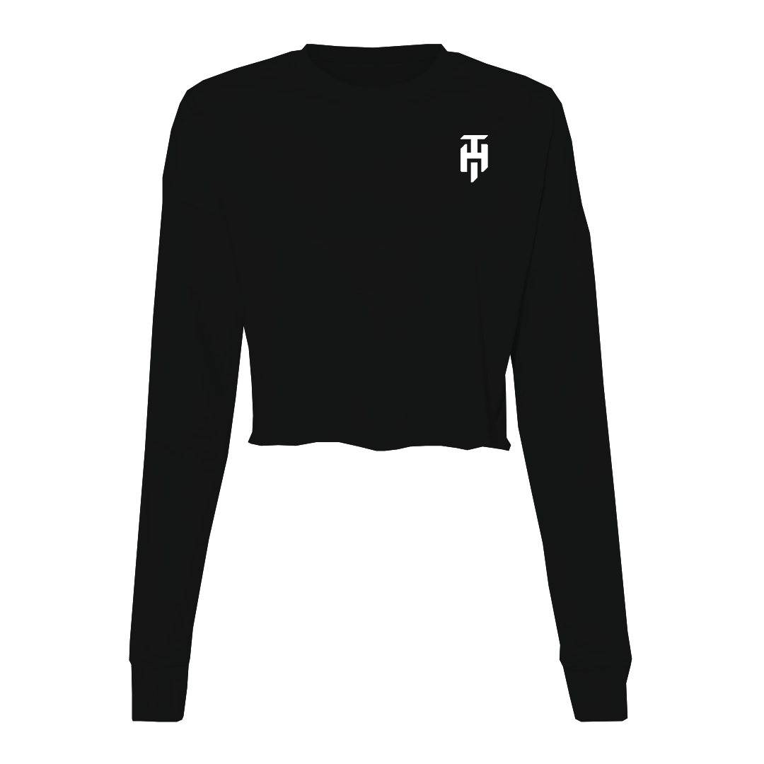 Tee Higgins SIGNATURE LOGO CROPTOP LONG SLEEVE FLEECE