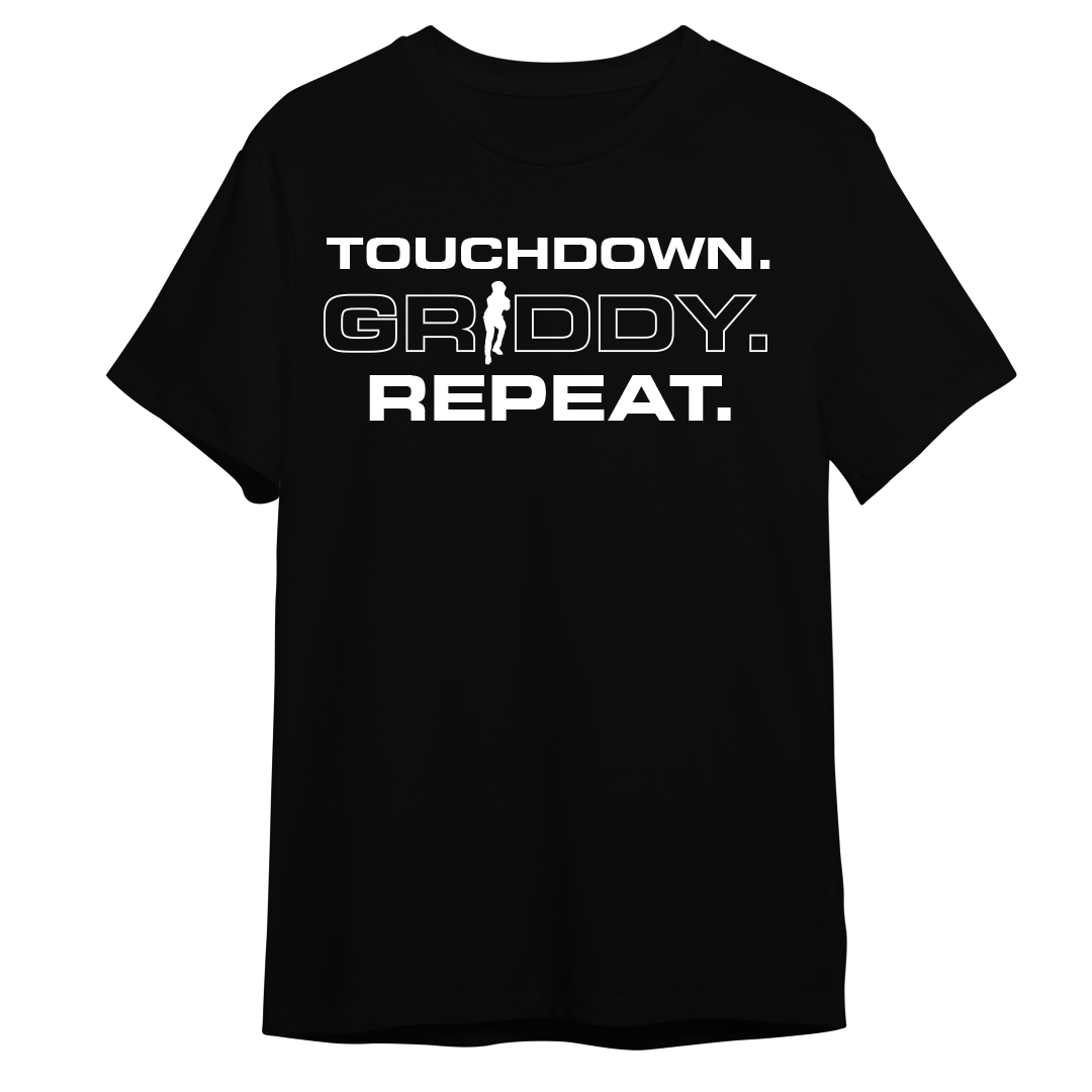 Griddy TOUCHDOWN GRIDDY REPEAT MEN SHIRT
