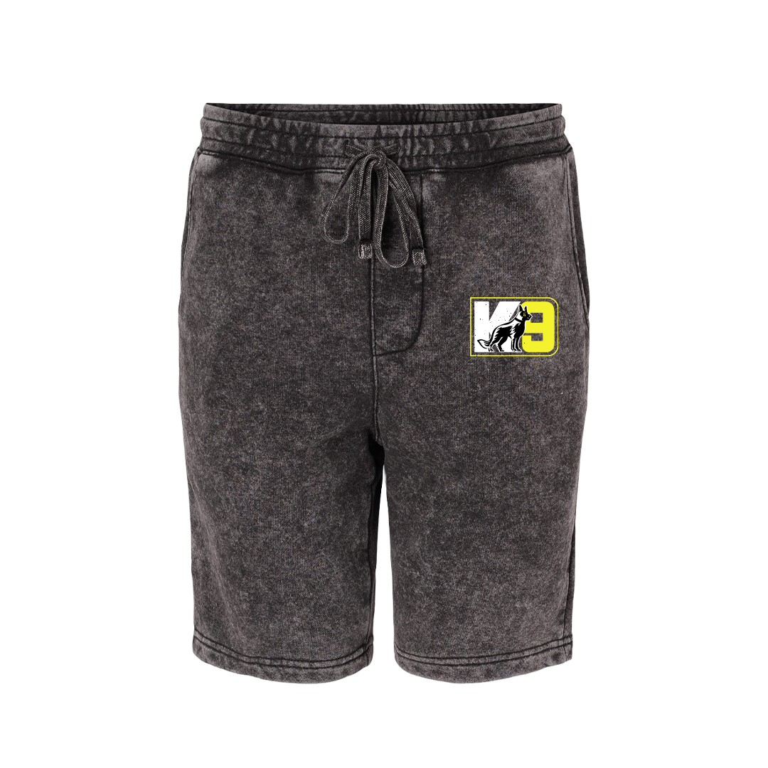 Keisean Nixon Signature Logo Mineral Wash Shorts