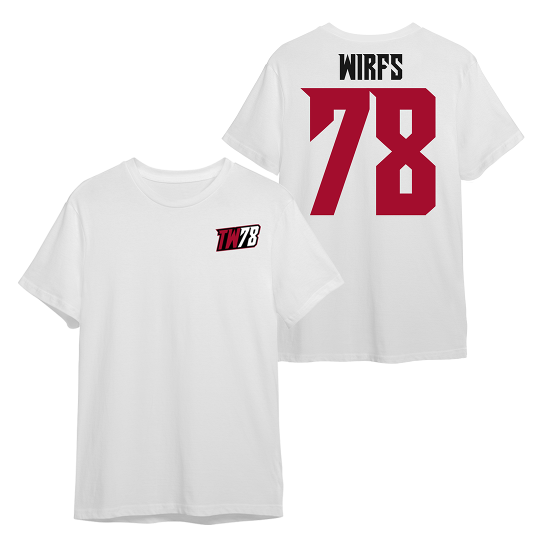 Tristan Wirfs Signature Logo Mens Shirt